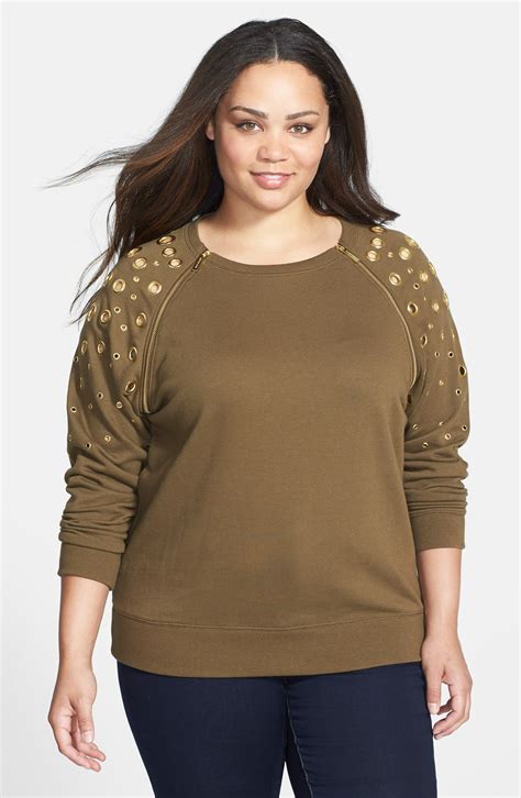 belk michael kors plus size|michael kors plus size sweatshirt.